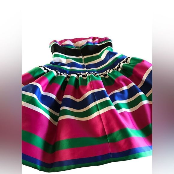 Vintage drop waist striped mini dress - Picture 2 of 6